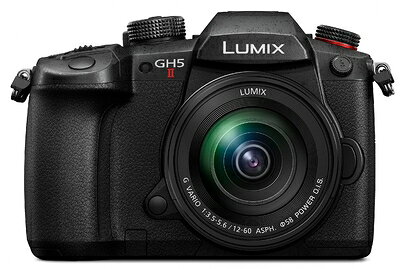 【中古】（新古品） パナソニック(Panasonic) ミラーレス一眼カメラ ルミックス GH5M2 レンズキット 標準ズームレンズ付属 ブラック DC-GH5M2M