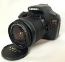 【中古】(新古品) Canon デジタル一眼レフカメラ EOS Kiss X50 レンズキット EF-S18-55mm F3.5-5.6 IS II付属 ブラック KISSX50BK-1855IS2LK(2)