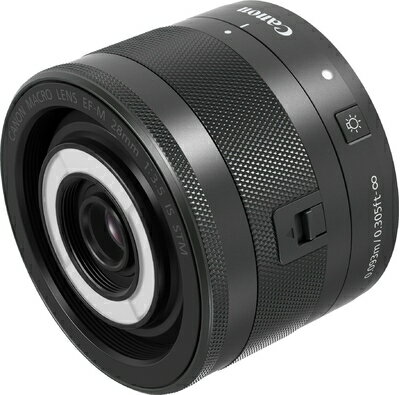 乐天商城 - 【中古】（新古品） Canon マクロレンズ EF-M28mm F3.5 IS STM ミラーレス一眼対応 EF-M28/F3.5 M IS STM