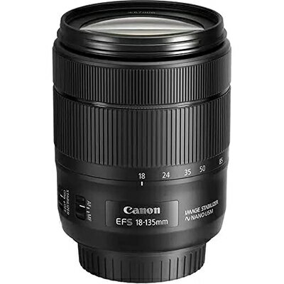 【中古】（新古品） Canon 標準ズームレンズ EF-S18-135? F3.5-5.6 IS USM APS-C対応