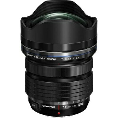 【中古】（新古品） OLYMPUS 超広角ズームレンズ M.ZUIKO DIGITAL ED 7-14mm F2.8 PRO マイクロフォーサーズ用 EZ-M0714PRO BLK