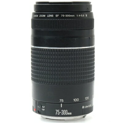 【中古】(新古品) キャノンEF 75-300mm f/4-5.6 III 望遠ズームレンズ 【中古】(新古品) キャノンEF 75-300mm f/4-5.6 III 望遠ズームレンズ