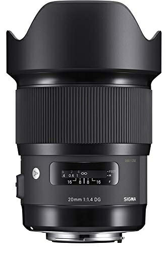 【中古】（新古品） SIGMA 単焦点レンズ Art 20mm F1.4 DG HSM キヤノン用 フルサイズ対応