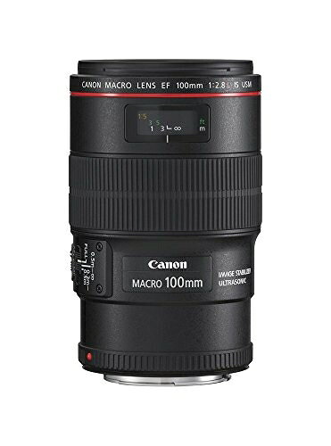 【中古】（新古品） キヤノン Canon 単焦点マクロレンズ キヤノン EFマウント EF100mm F2.8L マクロ IS USM フルサイズ対応