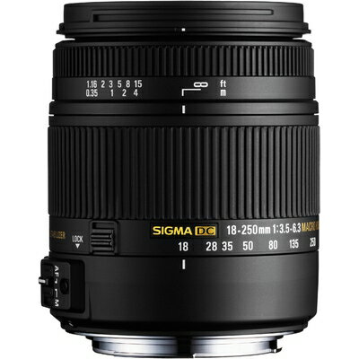 【中古】（新古品） SIGMA 高倍率ズームレンズ 18-250mm F3.5-6.3 DC MACRO OS HSM ニコン用 APS-C専用 883553