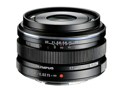 【中古】（新古品） OM SYSTEM/オリンパス OLYMPUS 単焦点レンズ M.ZUIKO DIGITAL 17mm F1.8 ブラック