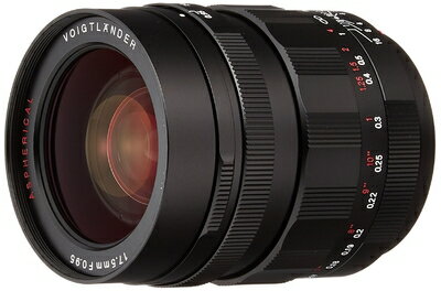 （新古品） VoightLander 単焦点レンズ NOKTON 17.5mm F0.95 Micro Four Thirds マイクロフォーサーズ対応 17.5F0.95BK