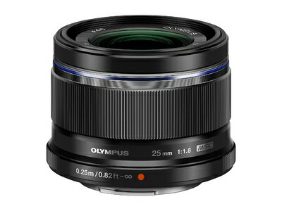【中古】（新古品） OM SYSTEM/オリンパス OLYMPUS M.ZUIKO DIGITAL 25mm F1.8 ブラック マイクロフォーサーズ用 単焦点レンズ