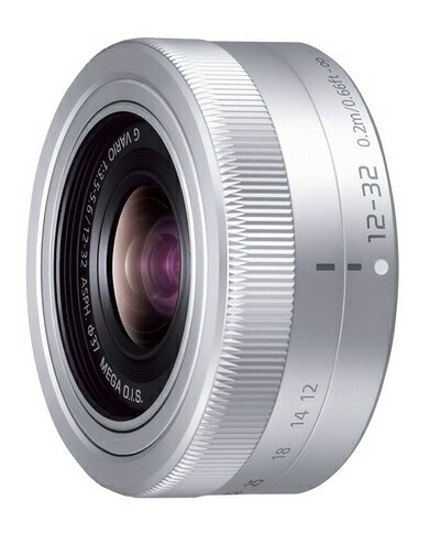 【中古】(新古品) パナソニック(Panasonic) 標準ズームレンズ マイクロフォーサーズ用 ルミックス G VARIO 12-32mm/F3.5-5.6 ASPH./MEGA O.I.S. シルバー H-FS12032-S