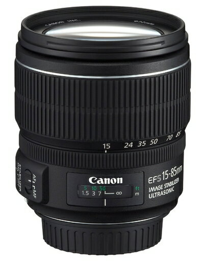 【中古】（新古品） Canon 広角ズームレンズ EF-S15-85mm F3.5-5.6 IS USM APS-C対応