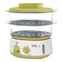 【中古】(新古品) ティファール IH調理器 電気蒸し器 「シンプリースマート」 スチームクッカー ライム VC105170