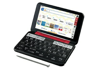 【中古】（新古品） シャープ 電子辞書 BRAIN 高校生モデル(6教科対応) PW-H1-R(レッド系) 2021年発売モデル