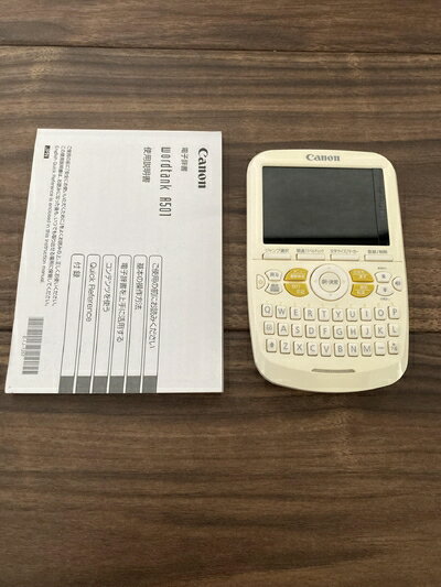 【中古】（新古品） 「CANON 電子辞書 旅行モデル WORDTANKA501」旅行会話8カ国語収録 [並行輸入品]