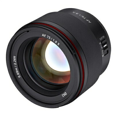 【中古】（新古品） SAMYANG 単焦点レンズ AF 75mm F1.8 X フジフイルムXマウント APS-Cフォーマット