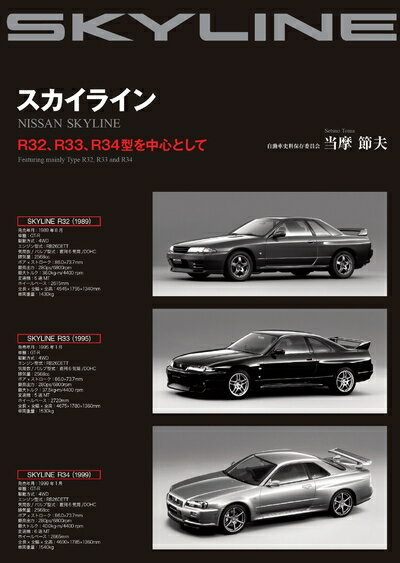 【中古】 スカイライン: R32、R33、R34型を中心として