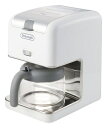【中古】(新古品) デロンギ ブラン ドリップコーヒーメーカー ホワイト 【6杯用】 CM300J-WH