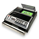 【中古】 70s カセットレコーダー スペースエイジ 70年代 当時物 レトロ