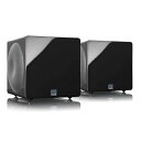 【中古】 SVS 3000 マイクロシールドサブウーファー フルアクティブデュアル8インチドライバー付き - ペア (ピアノグロスブラック)