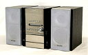 【中古】 Panasonic パナソニック SC-PM57MD-K ブラック MDステレオシステム(5CDチェンジャー/MD/カセット/チューナーコンポ)(本体SA-PM57MDとスピーカーSB-PM57のセット)