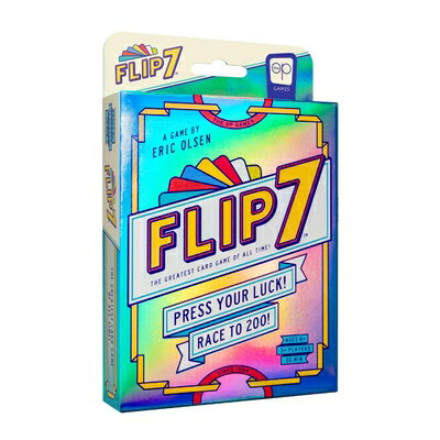 【中古】 Flip 7、あなたの運と戦略を押して究極のブレンド、ペースの速い中毒性のあるカードゲーム、すぐに学べ、簡単に教えることができます。ゲームナイト、3人以上のプレイヤー、対象年齢8歳以上、プレイ時間20分。