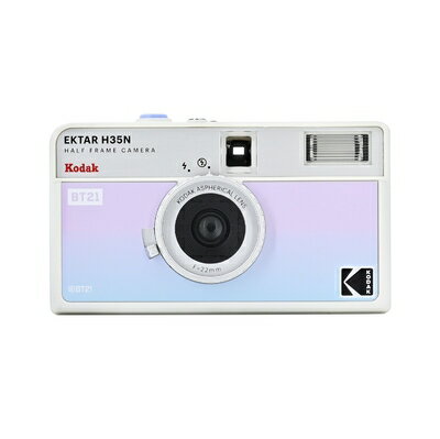 【中古】（新古品）KODAK EKTAR H35N ハーフフレームフィルムカメラ、35mm、再利用可能、フォーカスフリー、バルブ機能、内蔵スターフィルター、コーティングされた改良レンズ (単品, BT21 エディション)