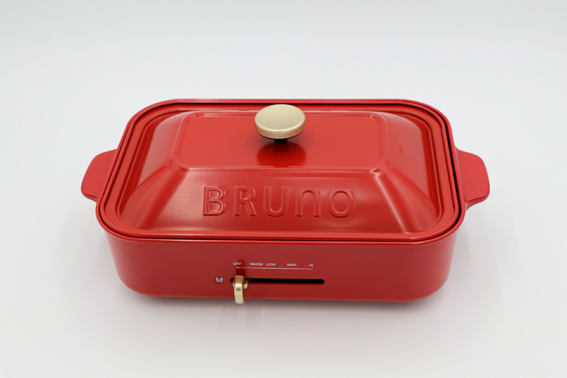 【500円クーポン発行中】【国内正規品】【保証付】【全国送料無料　365日発送】BRUNO コンパクトホットプレートBOE021-RD　　レッドのサムネイル
