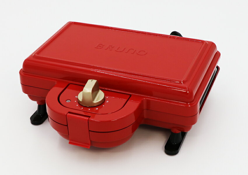 【国内正規品】【保証付】【500円クーポン発行中】【国内正規品】【全国送料無料　365日発送】ブルーノ　BRUNO　 ホットサンドメーカー ダブル 　BOE044-RD　　レッドのサムネイル
