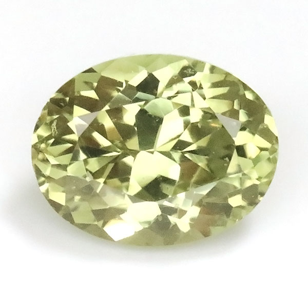 【天然石・宝石・ルース】　非加熱・イエローグリーンサファイア0．93CT