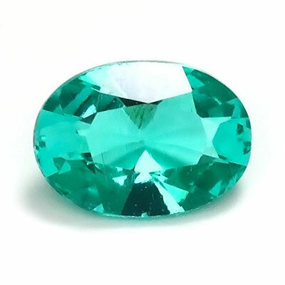 【合成石】 合成パライバベリル0．61CT