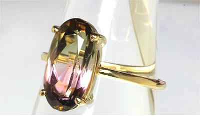 【加工例】 バイカラートルマリン（ウォーターメロン）3．62CTのサムネイル