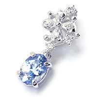 【ベアーズジェム工房／加工例】ベニトアイト0．43CT