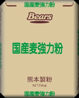 〔送料込〕【国産小麦パン用粉】国産麦強力粉 25kg 強力粉 小麦粉 25kg パン用 食パン 業務用加工食品