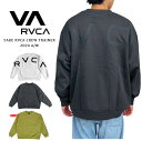 RVCA ルーカ FAKE RVCA CREW トレーナー メンズ レディース ストリート サーフ スケートボート オーバーサイズ スポーツ アクティブ ロゴ プレゼント BE042032(4)