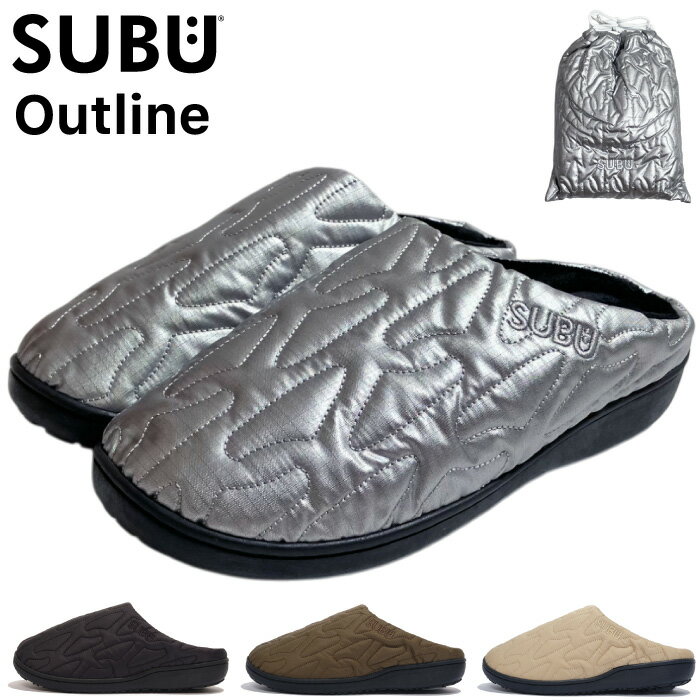 ＼BLACKFRIDAYクーポン&P5倍／【2025秋冬新作】SUBU スブ サンダル アウトライン 中綿サンダル 専用バ..