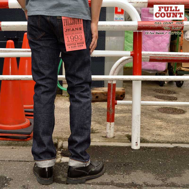 FULLCOUNT フルカウント FULL COUNT"1109" Slim Denimスリムデニム  