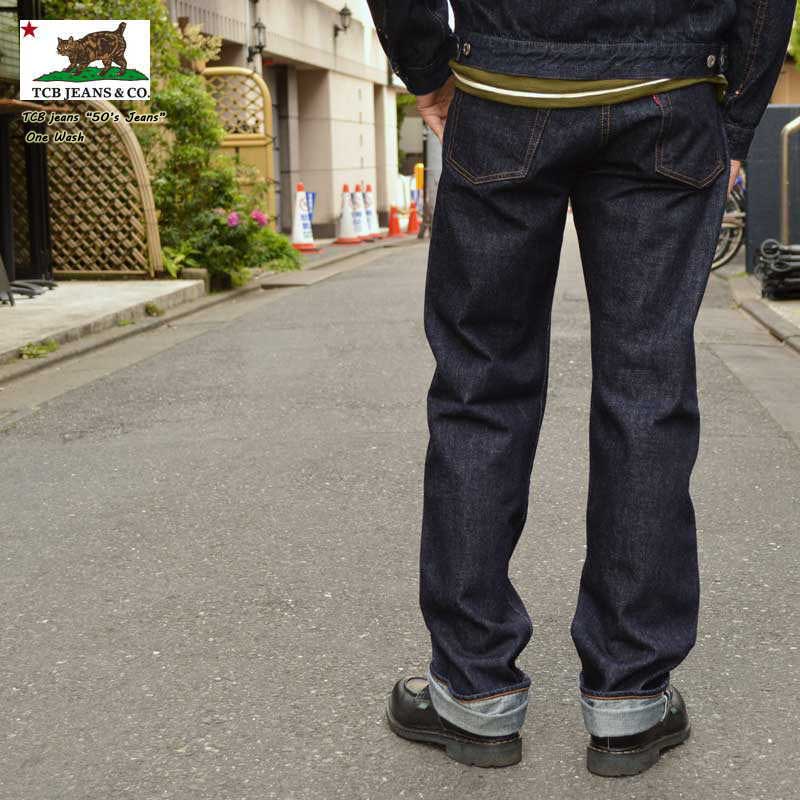 TCB jeans TCB 50 039 s PANTS 50 039 s ストレート ミドルストレート ライトオンス ヴィンテージ系色落ち