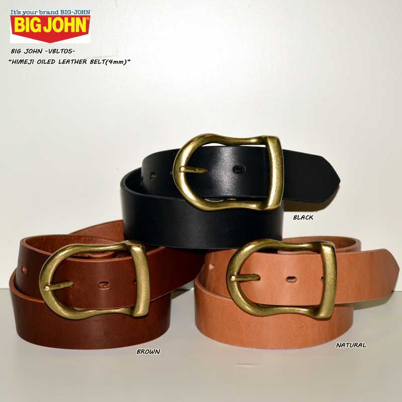 楽天市場】bigjohn ビッグジョン 5mm厚 姫路レザー ベルトの通販 楽天市場】bigjohn ビッグジョン 5mm厚 姫路レザー ベルトの通販