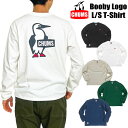 CHUMS チャムス ブービーロゴ 長袖Tシャツ メンズ ロンT アウトドア キャンプ Booby Logo L/S T-Shirt CH01-2275