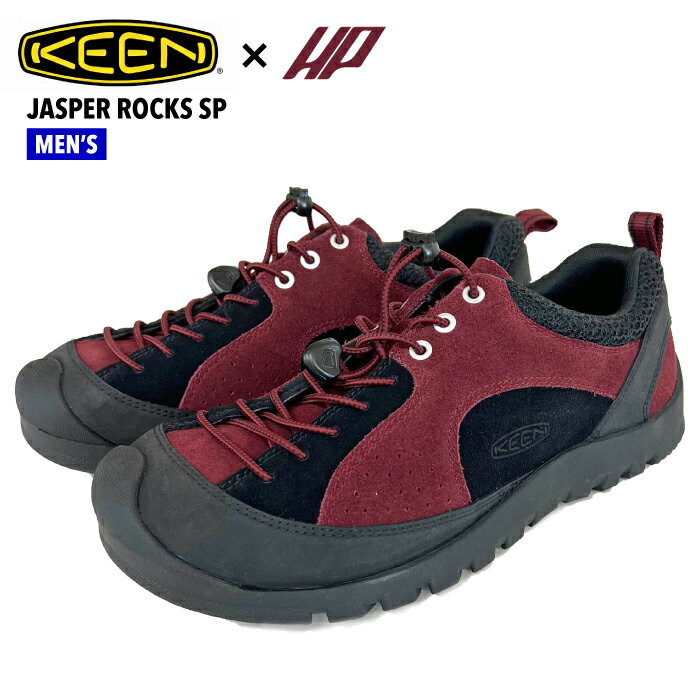 【SALE★10 OFF】【送料無料】【限定コラボ】KEEN × Hiking Patrol キーン ハイキングパトロール JASPER ROCKS SP メンズ ジャスパー ロックス スニーカー 靴 紐 スエード 天然皮革 クライミング キャンプ フェス ストリート 1028331 正規品