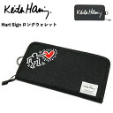 \決算セール!/【ゆうパケット1点まで可能】Keith Haring キースヘリング Heart Sign ロングウォレット 長財布 カード入れ 小銭入れ メン...