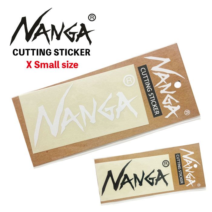 ＼マラソンクーポン配布中／【ゆうパケット5点まで可能】NANGA CUTTING STICKER ナンガカッティングステッカー XSサイズ 車用 窓 ガラス アウトドア ギア キャンプ シール インテリア おしゃれ カスタム デコ 耐水 耐光 NA2254-3G515 1