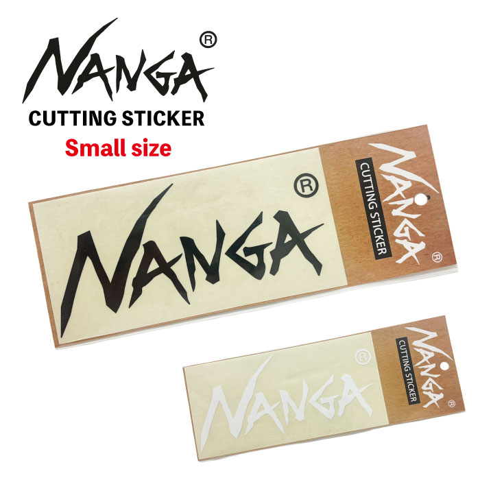 ＼全品対象クーポン配布中／【ゆうパケット5点まで可能】NANGA CUTTING STICKER ナンガカッティングステッカー Sサイズ 車用 窓 ガラス アウトドア ギア キャンプ シール インテリア おしゃれ …