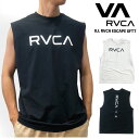 【SALE★10%OFF】【2025春夏新作】【ゆうパケット1点まで送料無料】ルーカ RVCA タンクトップ ラッシュガード サーフタンク ノースリーブ 吸水速乾 UVカット UPF50 紫外線対策 塩素対応 ストリート BF041878