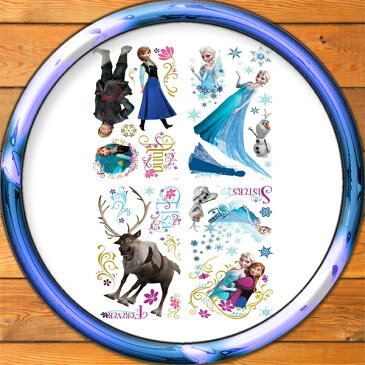 【NEW】ウォールステッカーアナと雪の女王ディズニーキャラクター壁紙シール