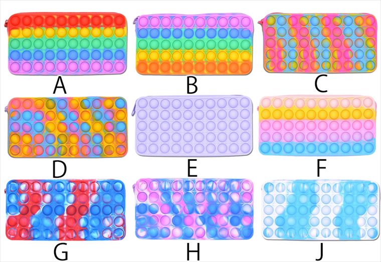 【即納】 大流行 プッシュポップ ペンケース バブル スクイーズ玩具 子供 知育 玩具 触覚遊び おもちゃ 減圧グッズ プッシュポップ ストレス解消 洗える 洗浄可能 インテリジェンス TikTok bearswholesale-10001922 ベアーズホールセール サンプル画像2