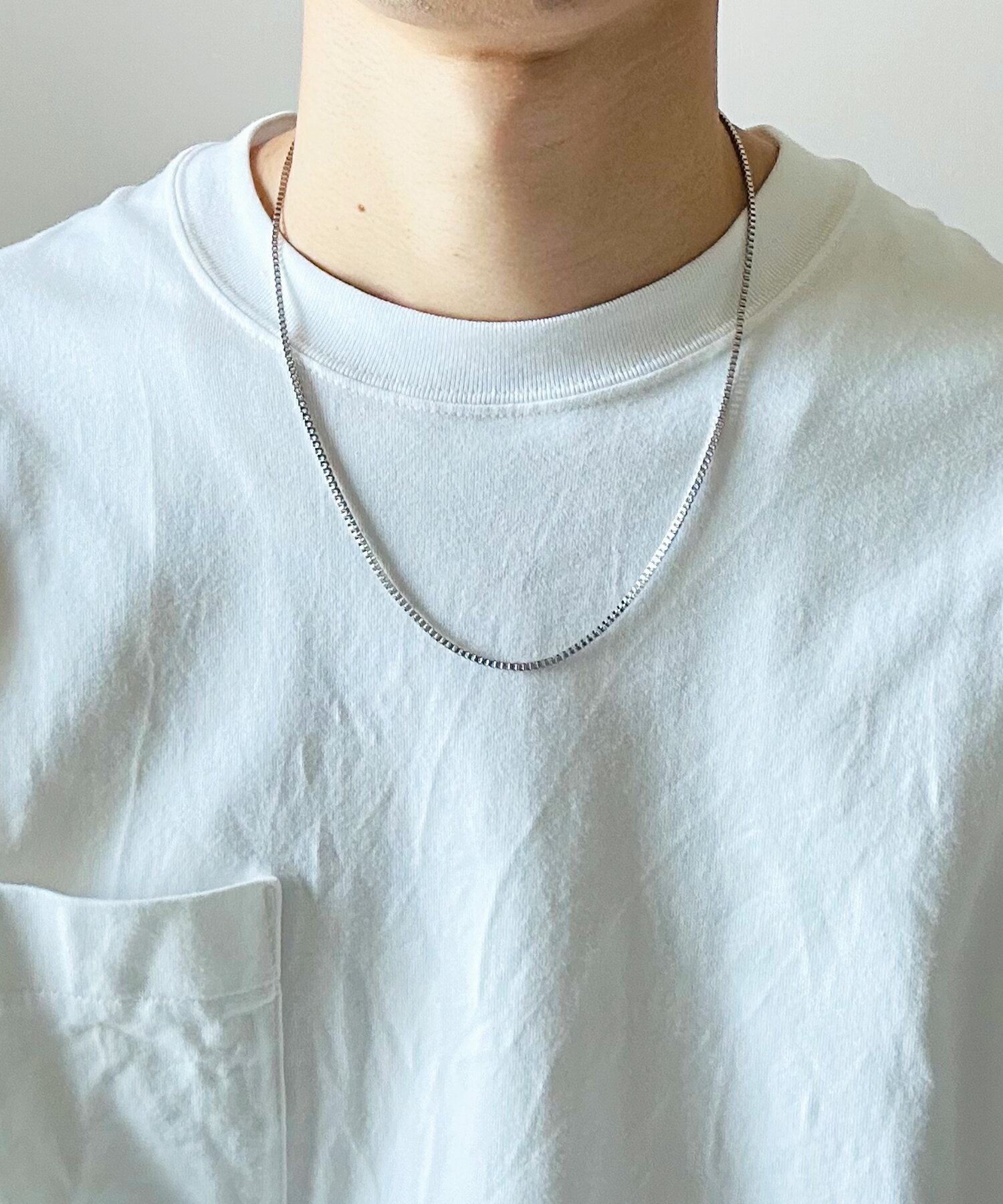 チェーンネックレス サージカルステンレス シルバー メンズ レディース ユニセックス シンプル デイリー プレゼント ギフト