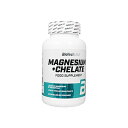 BioTech USA　マグネシウム キレート250mg60錠　1本Magnesium Chelate：国際郵便書留発送