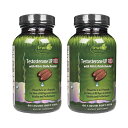 アーウィンナチュラルズ　テストステロンUPレッド60錠　2本　IrwinNaturals Testosterone UP RED Nitric Oxide Booster 60sgelsヤマト国際便発送