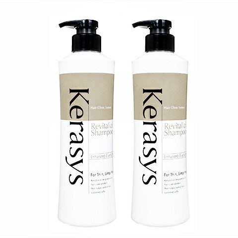 Hair Care - 2本セット ケラシス エンハンスドエラスティシティリバイタライジングシャンプー 600ml Kerasys Enhanced-ElasticityRevitalizingShampoo ヤマト国際便発送 海外通販・正規品・日時指定不可