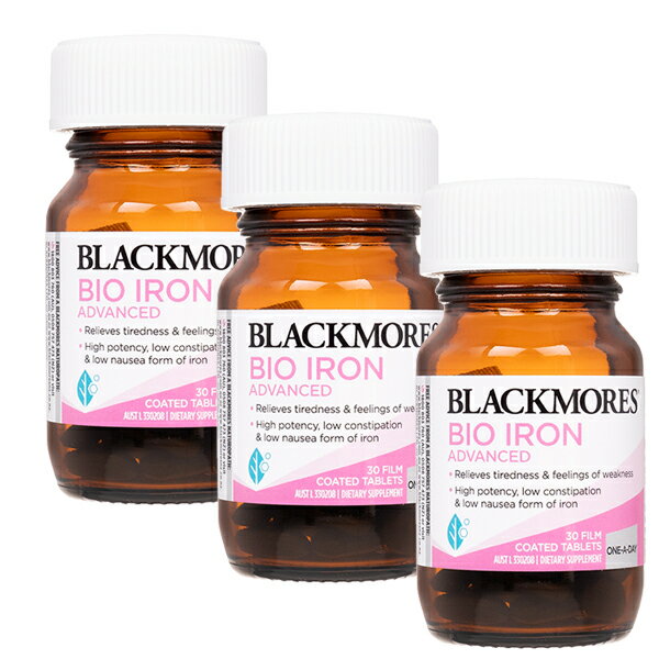 ڳΡʡԲġۥХ󥢥ɥХ󥹥 30Ŵʬ3ܥåȡ֥å⥢Blackmores Bio Iron...